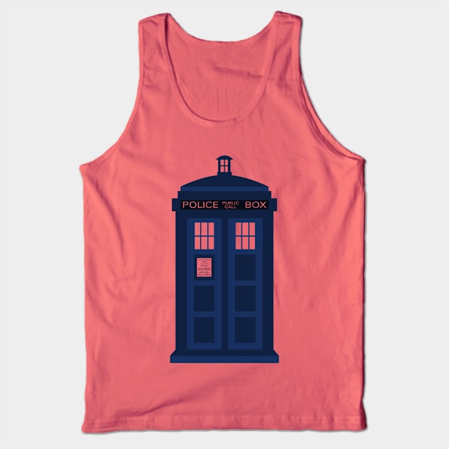 Tardis Tank Top by Lydilena